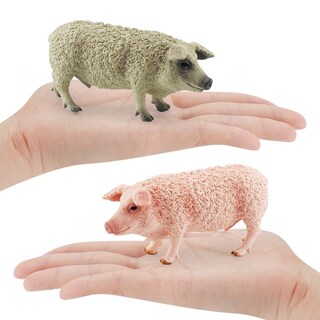 Foto 2 | Foto 2 | Set De Figuras Farm Pig 2 Piezas De Pvc Realista Para Adultos Y Bebés - Venta Internacional.