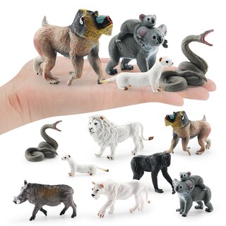 Foto 2 | Foto 2 | Juego De Figuras De Animales Salvajes 8 Piezas Juguetes Realistas De Pvc - Venta Internacional.