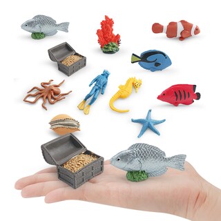 Foto 2 | Foto 2 | Juego De Figuras De Animales Marinos 11 Piezas Juguetes Realistas De Pvc Para Niños - Venta Internacional.