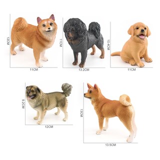 Foto 3 | Foto 3 | Set De Figuras De Perro Realista 5 Piezas Samoyedo Labrador Shiba De Pvc - Venta Internacional.