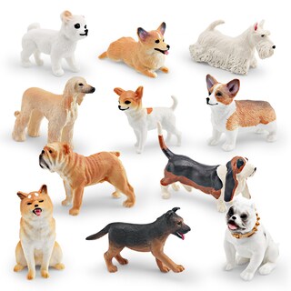Foto 1 | Foto 1 | Juego De Figuras De Perros En Miniatura Con Forma De Animal Realista De Pvc 11 Unidades - Venta Internacional.