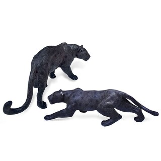 Foto 1 | Foto 1 | Juego De Figuras De Juguete Infantil De Pvc En Miniatura De Pantera Negra 2 Unidades - Venta Internacional.