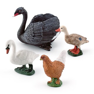 Foto 1 | Foto 1 | Juego De Figuras De Animales De Granja Modelos Realistas De Pvc 4 Piezas - Venta Internacional.