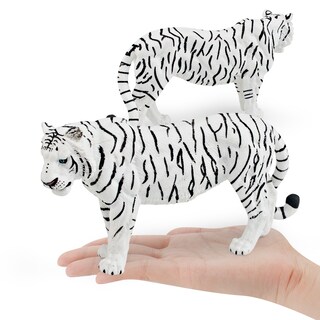 Foto 2 | Foto 2 | Set De Figuras Genéricas Realistas De Pvc Con Forma De Tigre Educativo Para Niños - Venta Internacional.