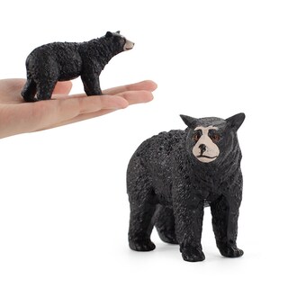 Foto 2 | Foto 2 | Set De Figuras Realistic Bear & Wombat De Pvc Negro Para Niños Y Adultos - Venta Internacional.