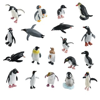 Foto 1 | Foto 1 | Juego De Figuras De Pingüino 19 Piezas Realistas De Pvc Educativo Para Niños - Venta Internacional.