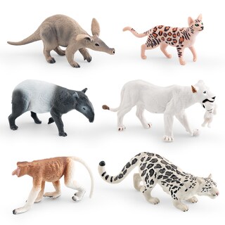 Foto 1 | Foto 1 | Juego De Figuras De Animales Salvajes 6 Piezas Figuras De Pvc Para Niños - Venta Internacional.
