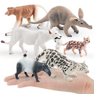 Foto 3 | Foto 3 | Juego De Figuras De Animales Salvajes 6 Piezas Figuras De Pvc Para Niños - Venta Internacional.