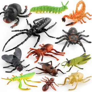 Foto 3 | Foto 3 | Juego De Figuras De Insectos Realistas De Pvc 24 Unidades Modelos De Insectos Juguetes Para Niños - Venta Internacional.
