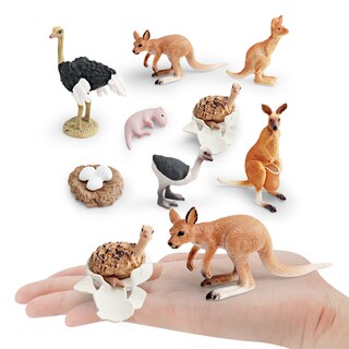 Foto 2 | Foto 2 | Juego De Figuras Del Ciclo De Vida Silvestre 8 Piezas Modelos De Animales De Pvc Para Niños - Venta Internacional.