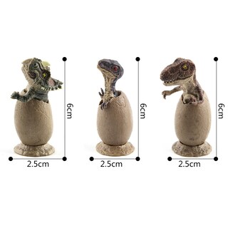 Foto 3 | Foto 3 | Figuras De Huevos De Dinosaurio: Tiranosaurio Medio Eclosionado Triceratops Y Velocirraptor - Venta Internacional.