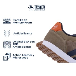 Foto 5 | Foto 5 | Tenis Original Penguin Style Gareth Khaki Para Hombre