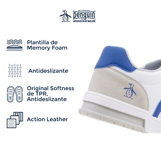 Foto 5 | Foto 5 | Tenis Original Penguin Style Aizen Blanco Para Hombre
