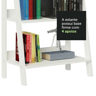 Foto 7 | Foto 7 | Mueble Biblioteca Librero Madesa Con 4 Niveles Bb