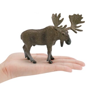 Foto 3 | Foto 3 | Figura Realista De Alce Macho De Pvc Con Forma De Animal Salvaje De 12 5 Cm Para Niños - Venta Internacional.