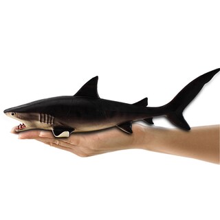 Foto 3 | Foto 3 | Figura Realista De Tiburón Tigre De Pvc Modelo De Animal Oceánico Grande - Venta Internacional.