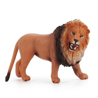 Foto 1 | Foto 1 | Figura De León Realista De Pvc Con Forma De Animal Salvaje Pintada A Mano 9 Cm - Venta Internacional.