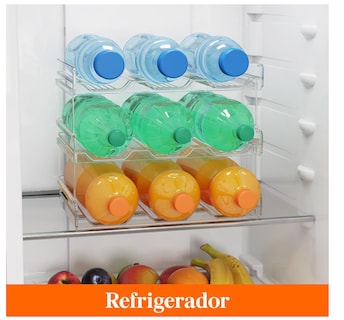 Foto 3 | Foto 3 | Xtellar Organizador De Botellas De Agua Apilable Para El Gabinete La Organización De La Despende De La Cocina