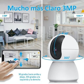 Foto 7 | Foto 7 | Cámara De Seguridad Interior Mutio Tv-628 4mp Wifi