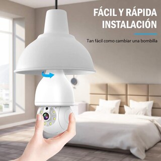 Foto 5 | Foto 5 | Foco Cámara De Seguridad Interior Mutio Q17 2mp Wifi