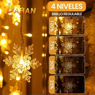 Foto 2 | Foto 2 | Cascada De Luces Lightdot 144led 6m Blanco Cálido