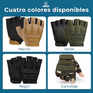 Foto 2 | Foto 2 | Guantes Tácticos De Medio Dedo Motociclista – Protección Con Palma Antideslizante 3d Y Ajuste De Muñeca | Ciclismo Moto
