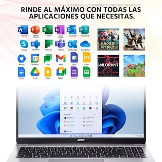 Foto 5 | Foto 5 | Laptop Acer Aspire Lite 15 Amd Ryzen 7 5825u 8gb Ram 1tb Ssd 15.6'' Windows 11 Home Teclado En Español