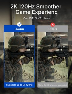 Foto 2 | Foto 2 | Cable Displayport A Hdmi Jsaux 4k Uhd 2k @120hz /4k @30 2 M - Venta Internacional.