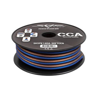 Foto 3 | Foto 3 | Cable De Altavoz Skar Audio Calibre 14 Awg 30 Pies Azul/marrón - Venta Internacional.