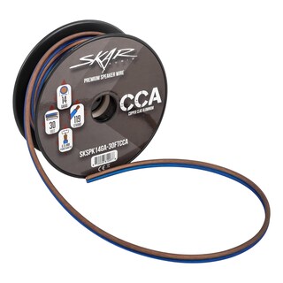 Foto 6 | Foto 6 | Cable De Altavoz Skar Audio Calibre 14 Awg 30 Pies Azul/marrón - Venta Internacional.