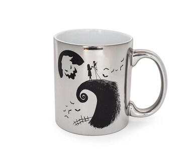 Foto 1 | Foto 1 | Taza De Café Plateada De Cerámica Galvanizada 600 Ml Nightmare - Venta Internacional.