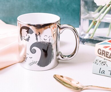 Foto 2 | Foto 2 | Taza De Café Plateada De Cerámica Galvanizada 600 Ml Nightmare - Venta Internacional.