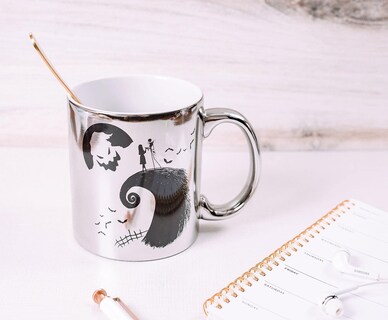Foto 3 | Foto 3 | Taza De Café Plateada De Cerámica Galvanizada 600 Ml Nightmare - Venta Internacional.