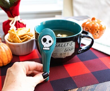 Foto 6 | Foto 6 | Taza De Sopa Plateada Buffalo Disney The Nightmare Before Christmas - Venta Internacional.