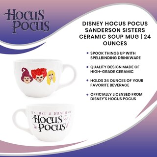 Foto 7 | Foto 7 | Taza De Sopa Plateada De Cerámica Buffalo Disney Hocus Pocus Sanderson Sisters 710 Ml - Venta Internacional.