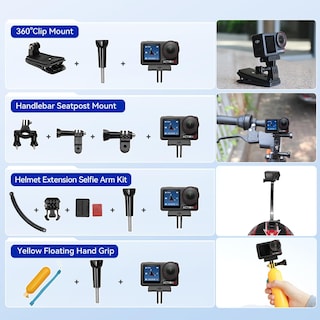 Foto 3 | Foto 3 | Cámara De Acción Dji Osmo Action 5 Pro Con Kit De Accesorios De 58 Piezas De 64 Gb - Venta Internacional.