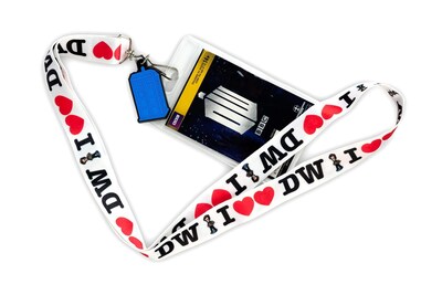 Foto 3 | Foto 3 | Lanyard Underground Toys Doctor Who I Heart Dw Con Amuleto Tardis - Venta Internacional.