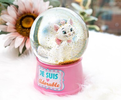 Foto 5 | Foto 5 | Bola De Nieve Plateada Buffalo Disney Aristocats Marie 15 Cm - Venta Internacional.