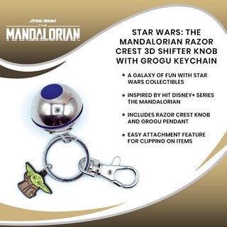 Foto 7 | Foto 7 | Llavero Star Wars The Mandalorian Razor Crest Con Grogu - Venta Internacional.