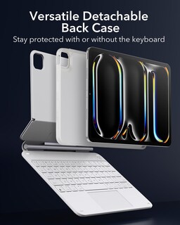 Foto 6 | Foto 6 | Funda Con Teclado Esr Para Ipad Pro De 11 Pulgadas Con Soporte De 5.ª Generación Color Blanco - Venta Internacional.