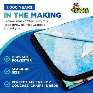 Foto 6 | Foto 6 | Manta Plateada Buffalo Futurama Hypnotoad 114 X 152 Cm - Venta Internacional.