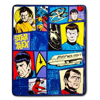 Foto 1 | Foto 1 | Throw Blanket Silver Buffalo (serie Animada Star Trek) - Venta Internacional.