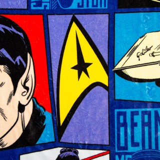 Foto 2 | Foto 2 | Throw Blanket Silver Buffalo (serie Animada Star Trek) - Venta Internacional.