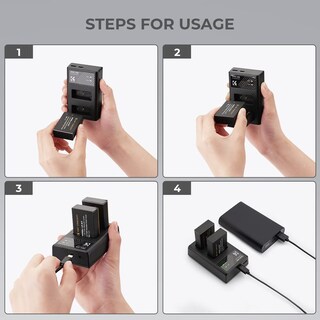 Foto 7 | Foto 7 | Batería Y Cargador Usb Dual Lp-e17 Para Canon Eos R100 R8 R50 - Venta Internacional.
