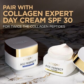 Foto 5 | Foto 5 | Crema Hidratante Nocturna L'oreal Paris Age Perfect Collagen 75 Ml - Venta Internacional.
