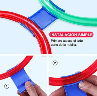 Foto 4 | Foto 4 | Kit De Entrenamiento Xtellar: Aros De Agilidad Y Velocidad En 5 Colores Vibrantes