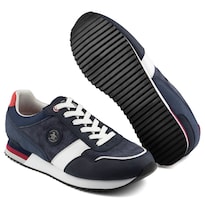 Tenis Original Penguin Style Viggo Azul Marino Para Hombre