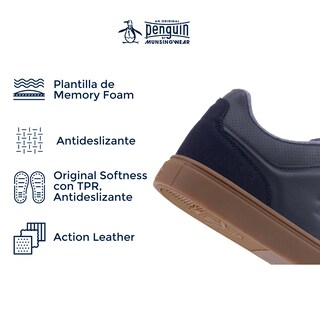 Foto 5 | Foto 5 | Tenis Original Penguin Style Axton Azul Marino Para Hombre