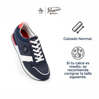 Foto 4 | Foto 4 | Tenis Original Penguin Style Viggo Azul Marino Para Hombre