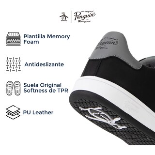 Foto 5 | Foto 5 | Tenis Original Penguin Style Sheen Negro Para Hombre